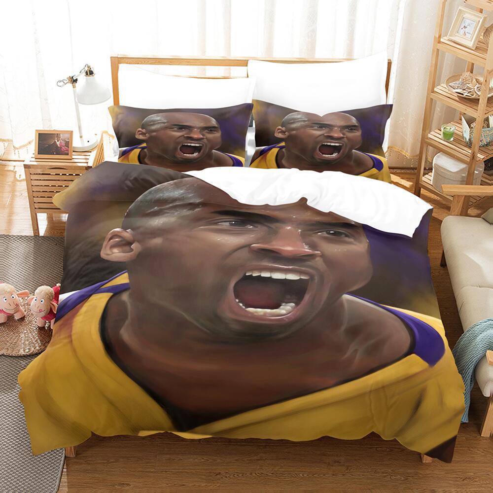 Basketball Digital Printing Bedding Three-Piece Microfiber Polyester Cotton Duvet