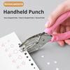 1.5/3/6mm Hole Puncher Portable Single Hole Punch Paper Material Scrapbooking Handheld Metal Craft Office Binding Tool Supplies