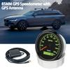 ELING 85mm (3 3/8'') Speedometer GPS 30 60 120 200 Km/h MPH 80 160 MPH Odometer with 7 Colors Backlight for Motorcycle Yacht