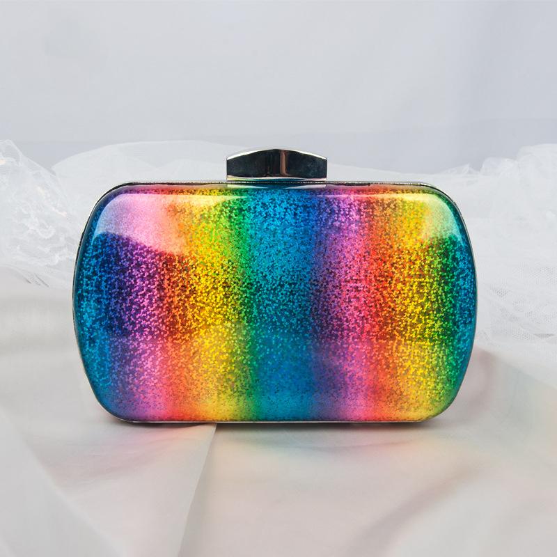 

Rainbow Bag for Women Luxury Summer Evening Handbag Designer Sling Clutch Cross Body Bags 2024 Trend Unique High Quality Purse