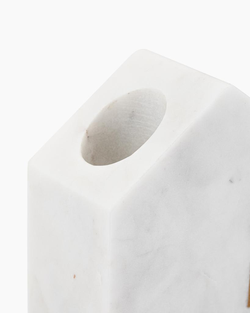 Marble House Candlestick Holder: Personalized Home Decor Gift