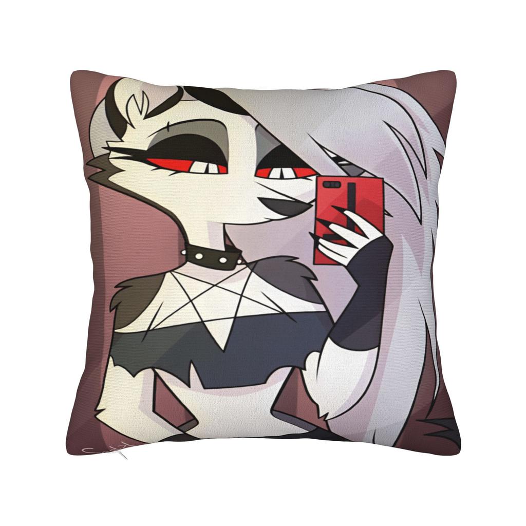 Helluva Boss Loona Pillow Case Fashion Pillow Cover Custom Pillowcases For Sofa Home Decoration
