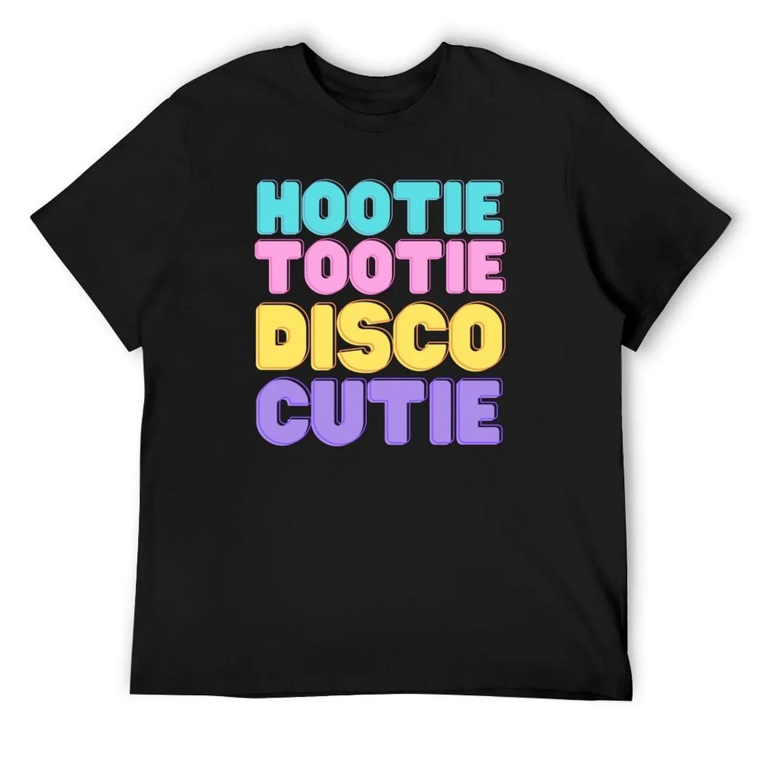 Hootie Tootie Disco Cutie Футболка мужская футболка одежда на День святого Валентина топы Футболка мужчины S