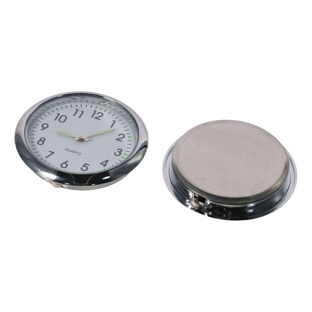 1Pc Black Dashboard Car Clock White Dashboard Car Assessories Parts Assessories Parts  For Car