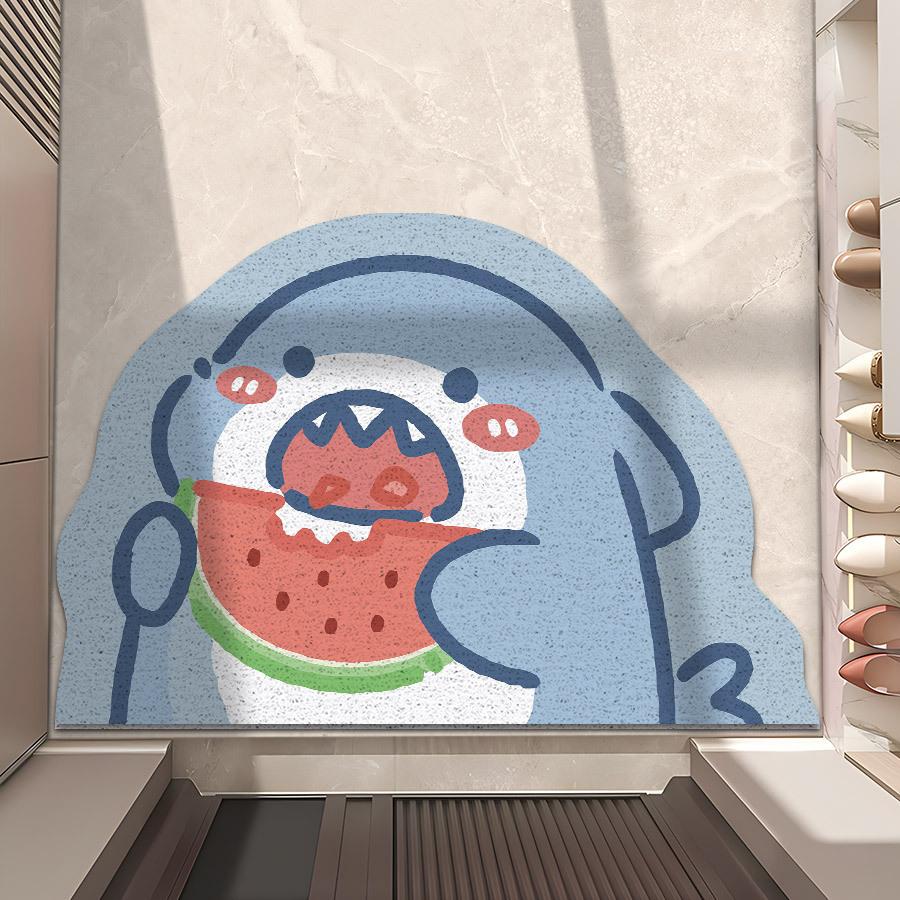 Carpet Wire Ring Entry Door Mat Cartoon Interior Wire Ring Foot Mat Can Be Cut for Household Doormat Entry