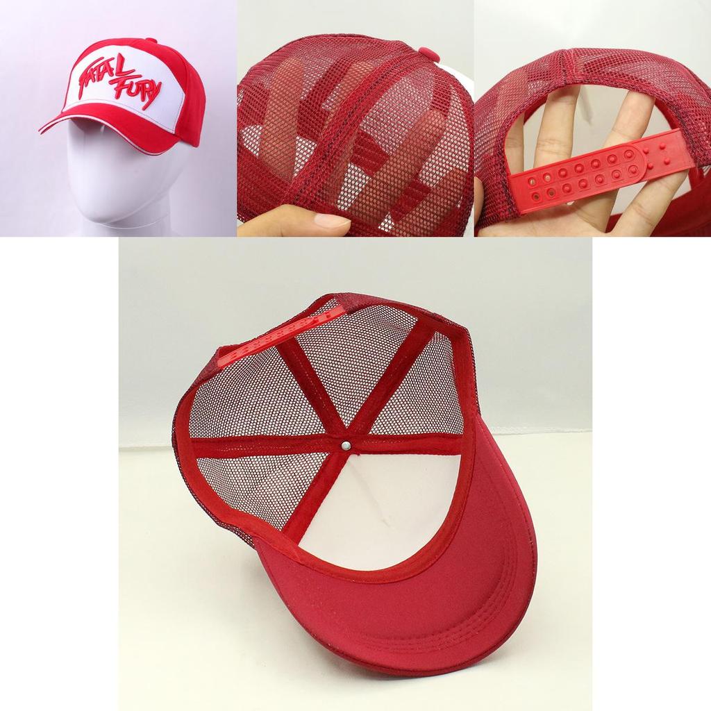 Fatal Fury Terry Bogard Inspired Embroidered Cotton Hat For Hip Hop And Street Style