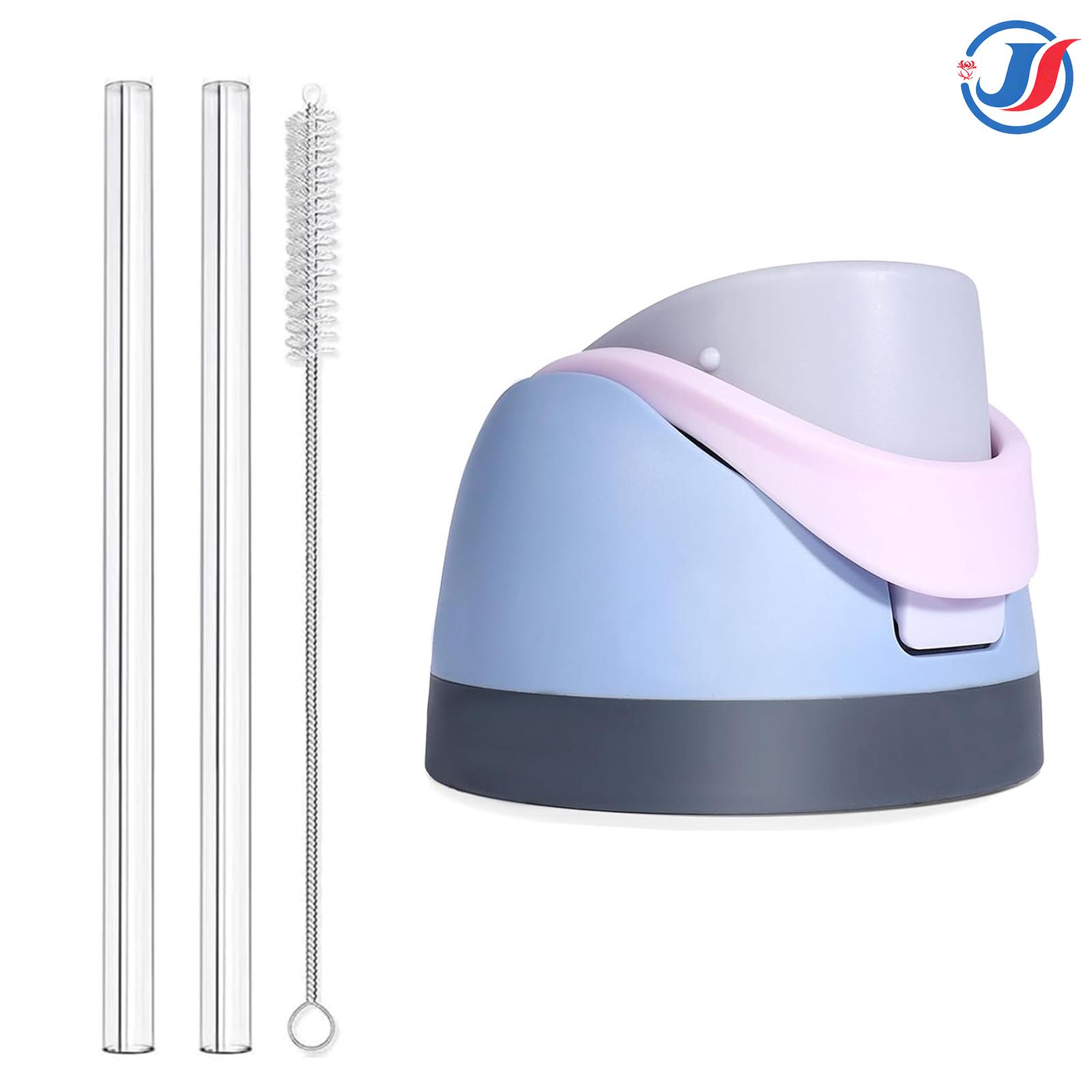 

4pcs/set Premium Replacement Lid for16-40oz Bottles - Leakproof, BPA-Free, Durable Hinge Design (Fits 24/32/40oz)