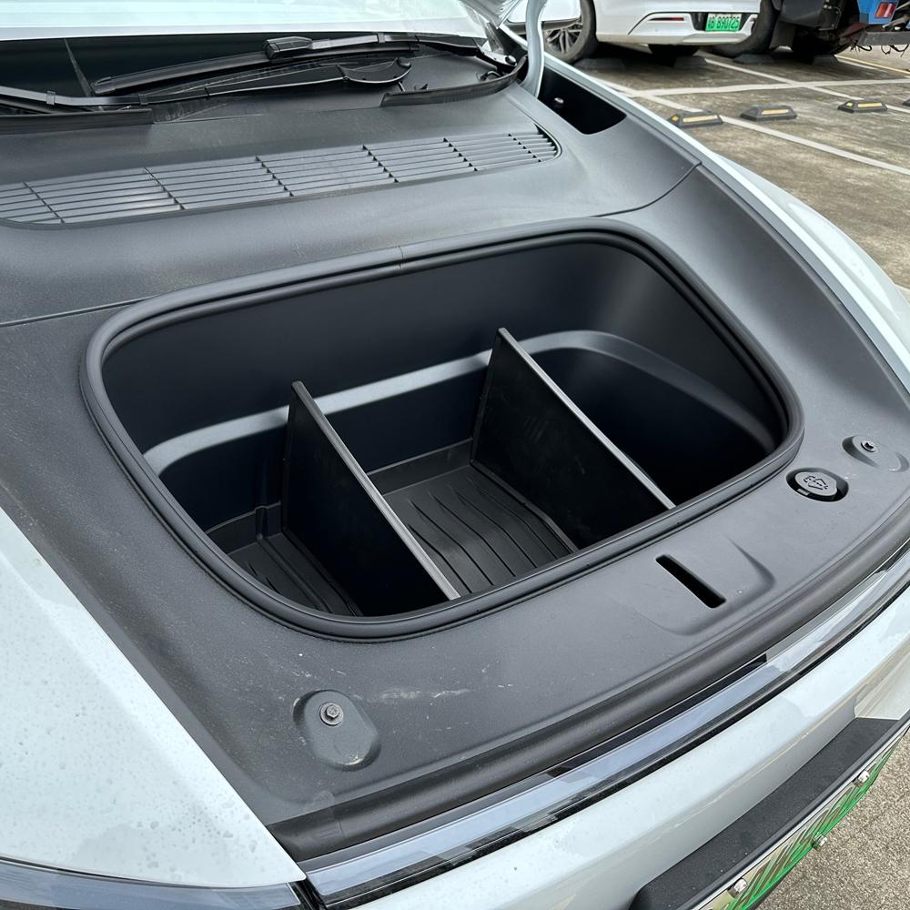 for 2025 2026 Tesla Model Y Juniper Front Trunk Mat Partition Board TPE Frunk Mads Protector Pad Organizer Storage Box Accessory
