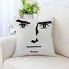 Creative Expression Pattern Pillowcase Car Ornaments Office Living Room Sofa Home Pillowcase