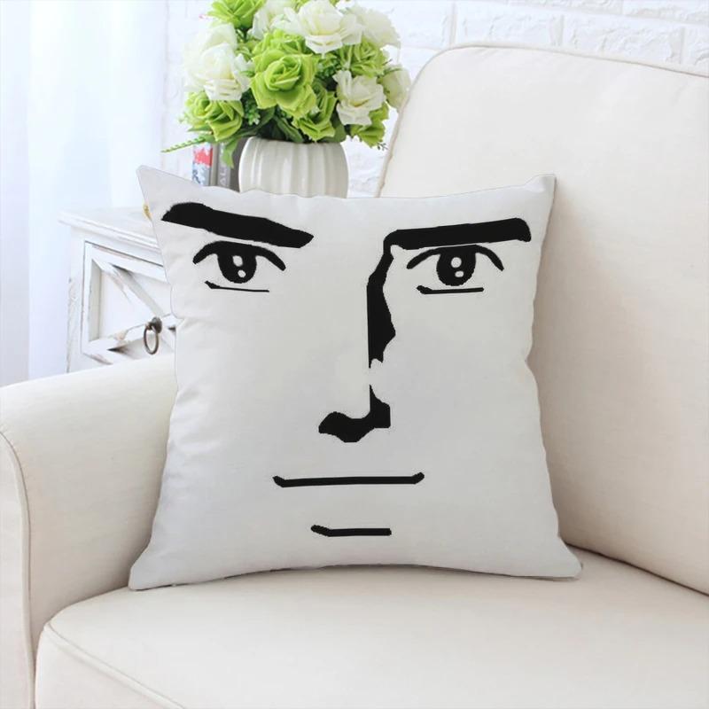 Creative Expression Pattern Pillowcase Car Ornaments Office Living Room Sofa Home Pillowcase