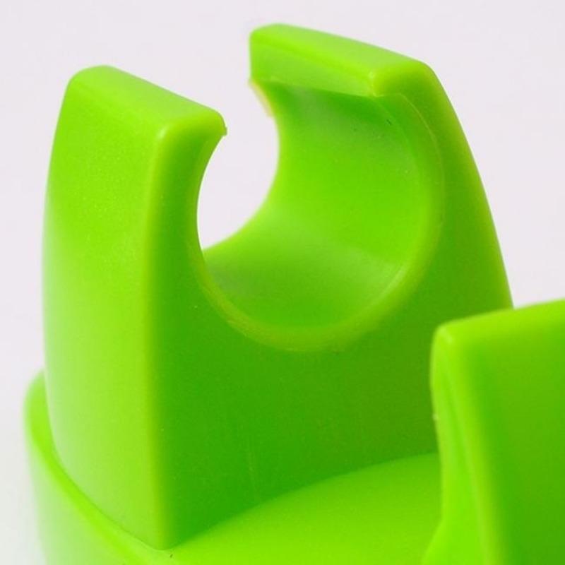 2PCS Multifunctional Strong Sucker-in Rain Shower Support Base Showerheads Holder Wall Mounted Household Storage Rack