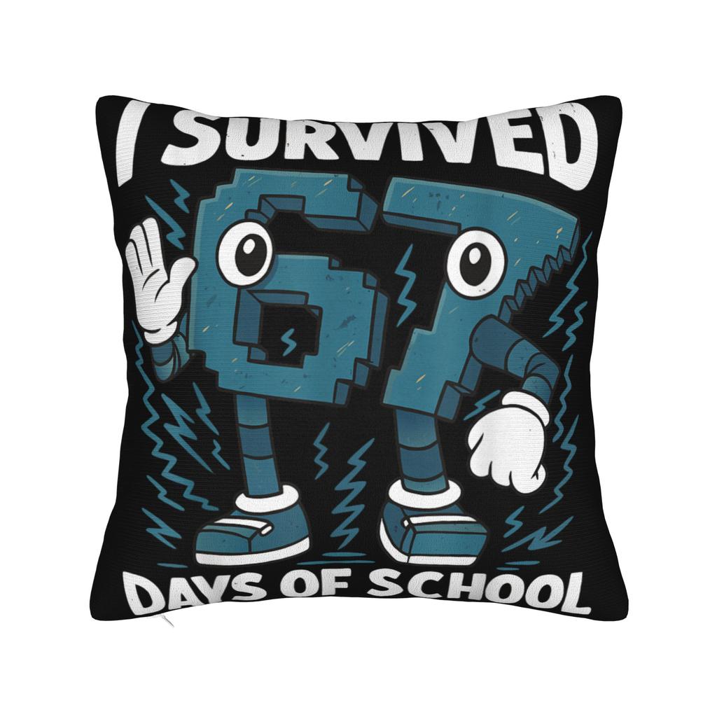 Pillow Cover 67 Six Seven 6-7 Funny Italian Brainrot Gaming Meme Fashion Pillow Case For Wedding Party Home Decor Pillowcases