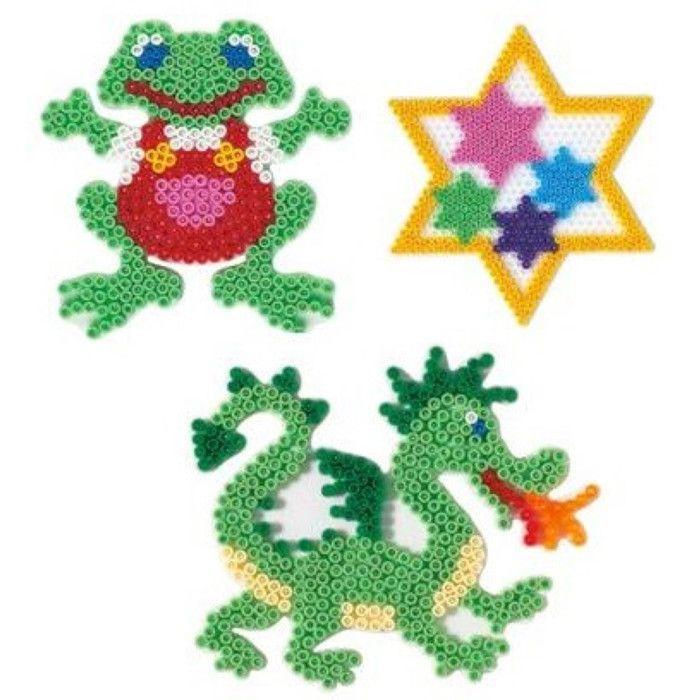 Plaques Grenouille Etoile Dragon pour perles standard (Ø5 mm)