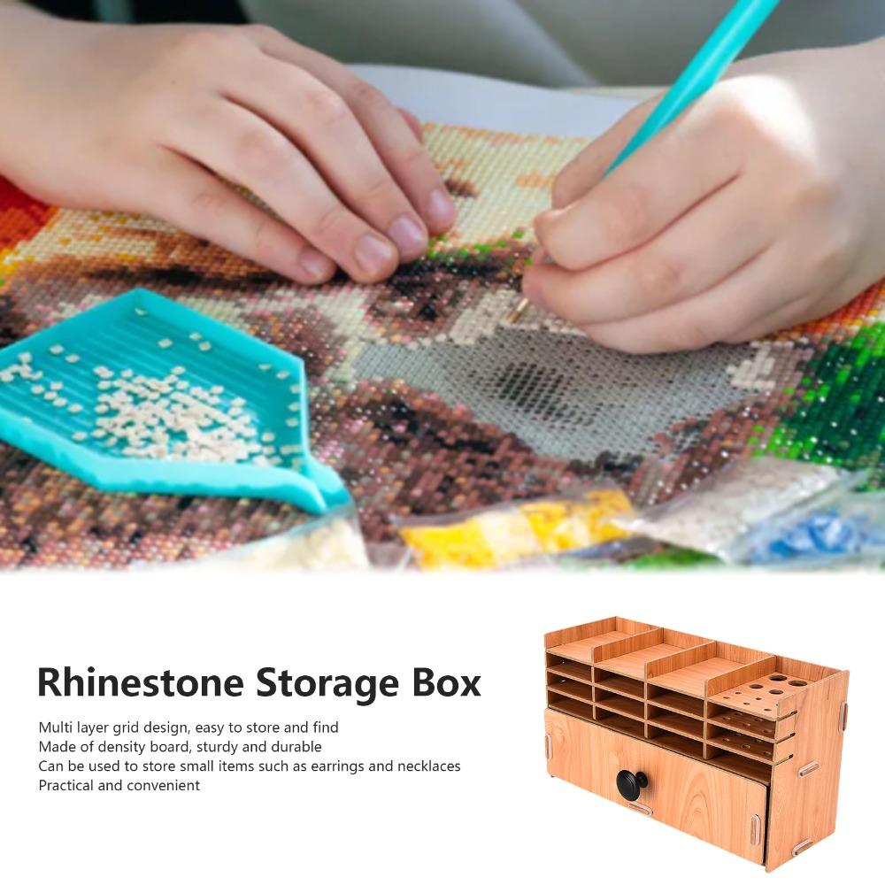 drawer design Rhinestone storage box with drawers  DIY handmade organization
