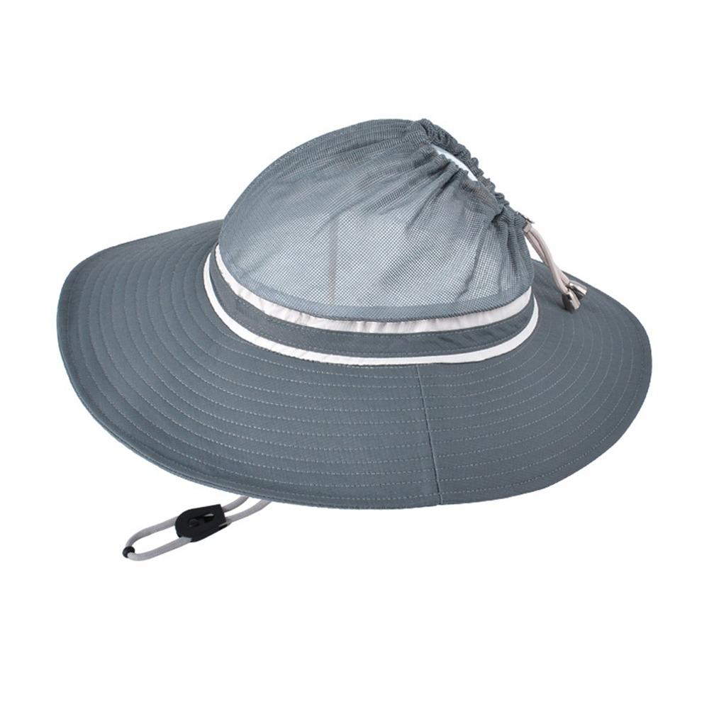 Empty Top Fishing Hat UV Protection Outdoor Sun Hat Breathable Foldable Bucket Hat  Outdoor