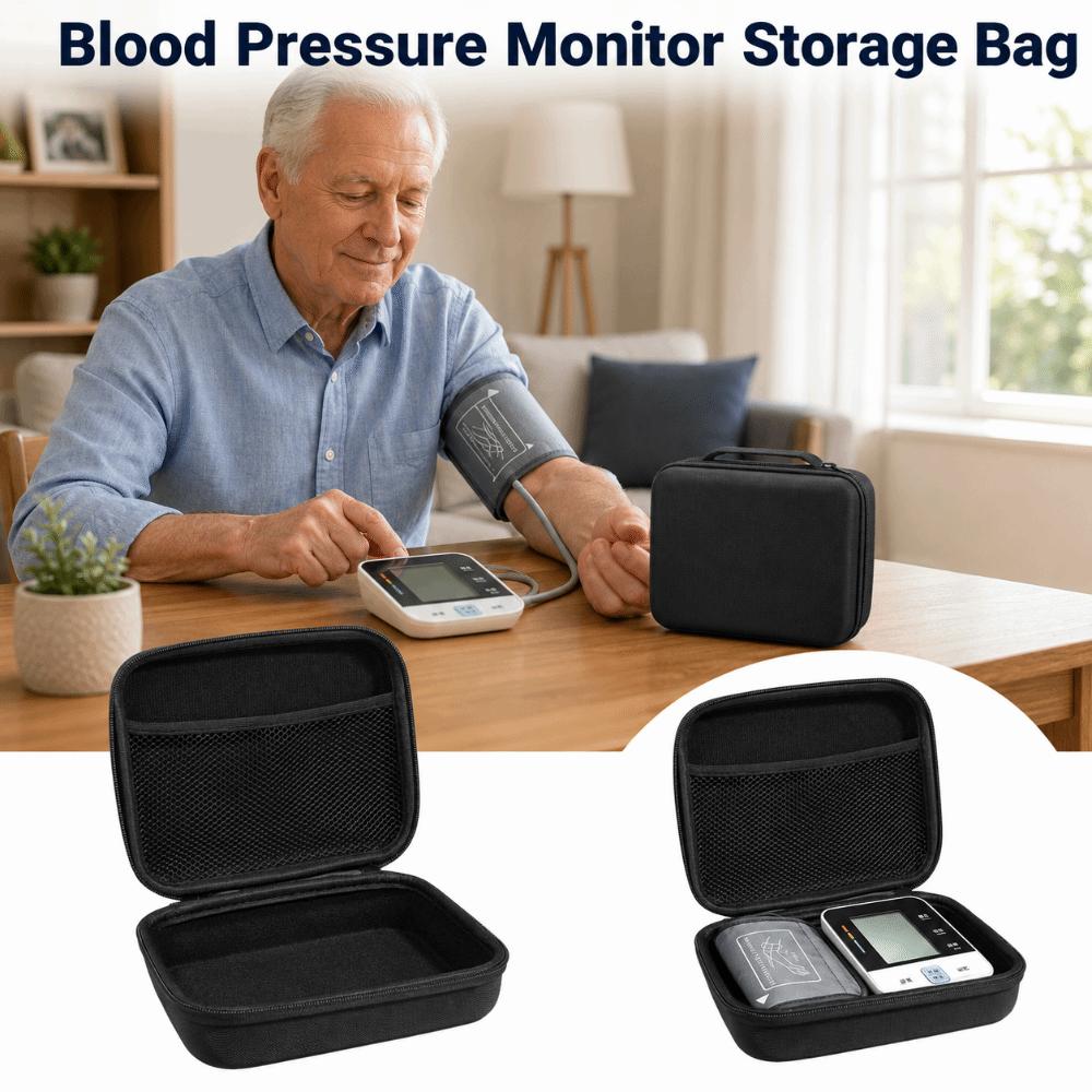 Shockproof Blood Pressure Monitor Storage Bag Home Organization