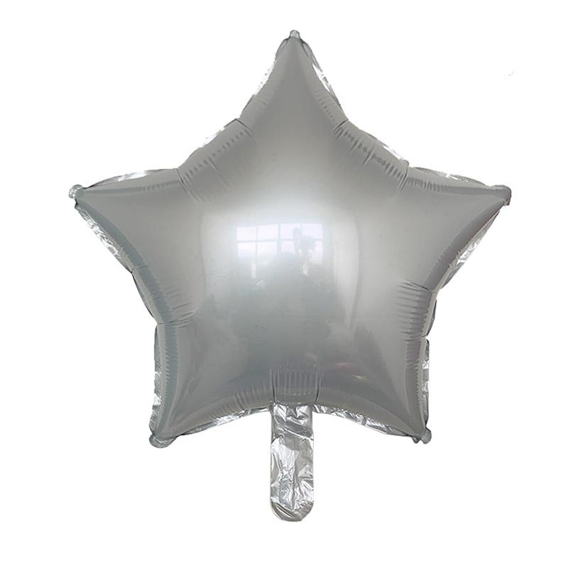 10pcs 18inch Gold Silver Foil Helium Star Balloon Wedding Decoration Baby Shower Kids Birthday Party Pure Air Globos Supplies
