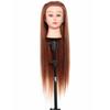Synthetic Fiber Mannequin Head Hairdresser Training Head Cosmetology Doll Head