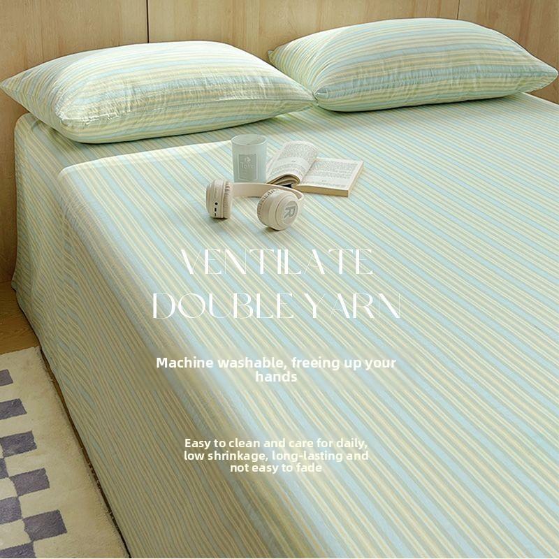 Minimalist Bed Sheet For 1.5m Bed, Single Double Household & Student Dormitory Use