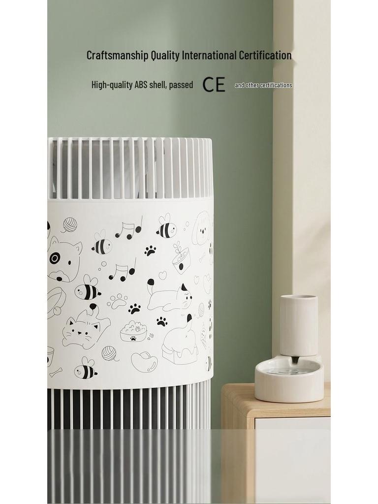 Pet Cat Hair Air Purifier with UV Sterilization - Allergen and Formaldehyde Removal, Mother-Baby Safe