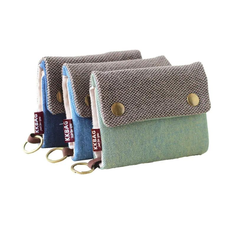 Canvas Cartoon Totoro Katze Gedruckt Hund Damen Faltbare Kurze Geldbörse Organizer Niedliche Mini Geld Schlüssel Tasche Münzbeutel für Kinder