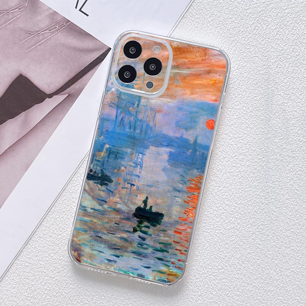 Claude Monet Impressionism Painter Phone Cover for Motorola Moto G13 G14 G53 G54 G62 G72 G82 G84 E13 E20 G42 G32 G23 G22 Case