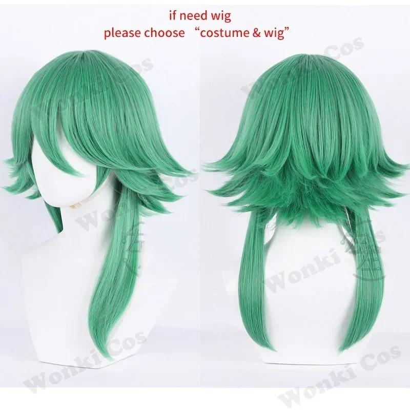 Heartsteel Ezreal Cosplay Yone Alune Cosplay Costume Ezreal Wig Green Hair Party Costumes LOL Men Carnival Outfits