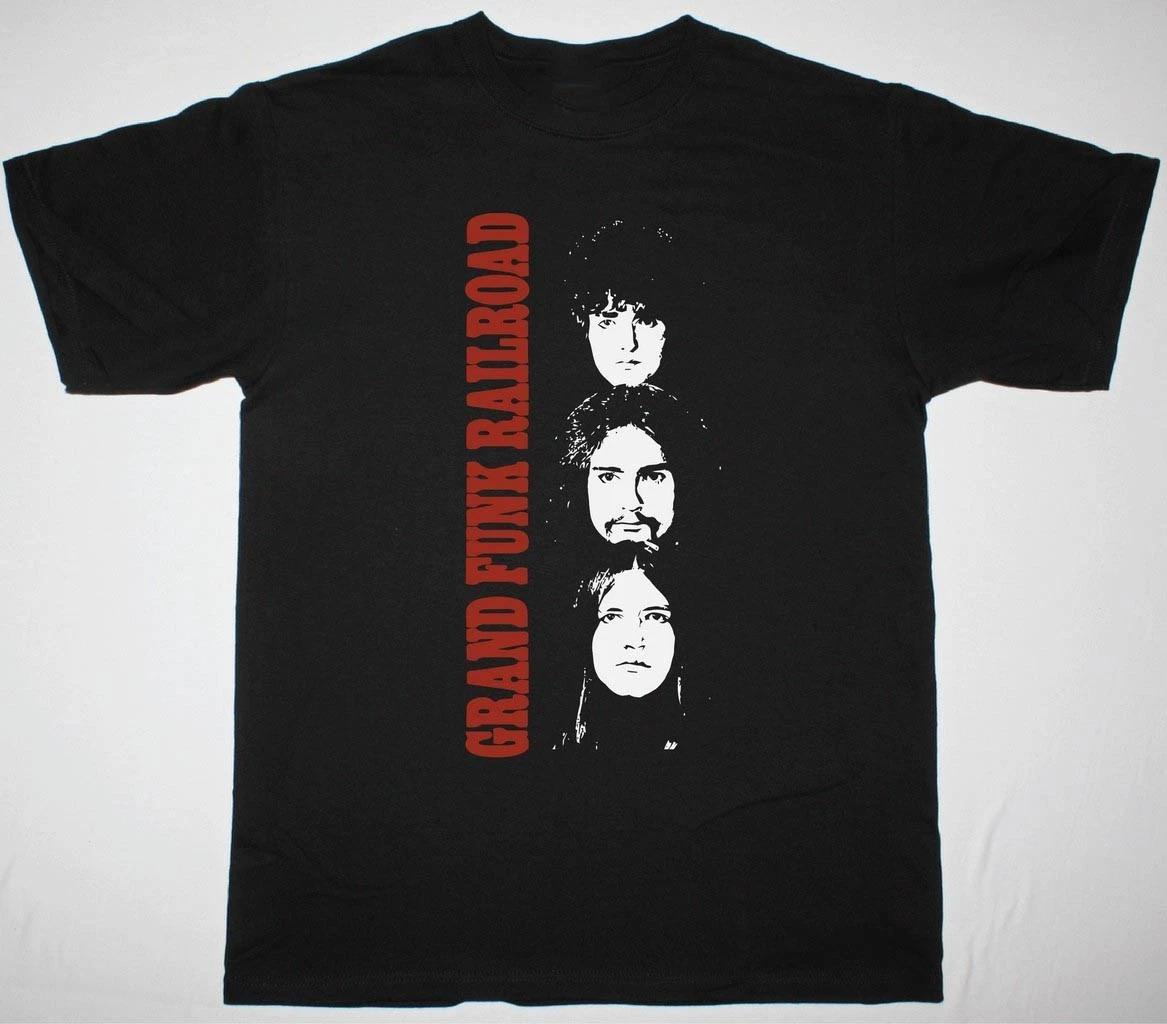 Vtg Grand Funk Railroad Band CLOSER TO HOME Cotton Black Unisex Shirt TR115 S