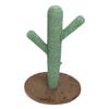 Cat Scratching Post Furniture Protection Stable Base Sisal Pine Wood Cactus Scratcher Tree for