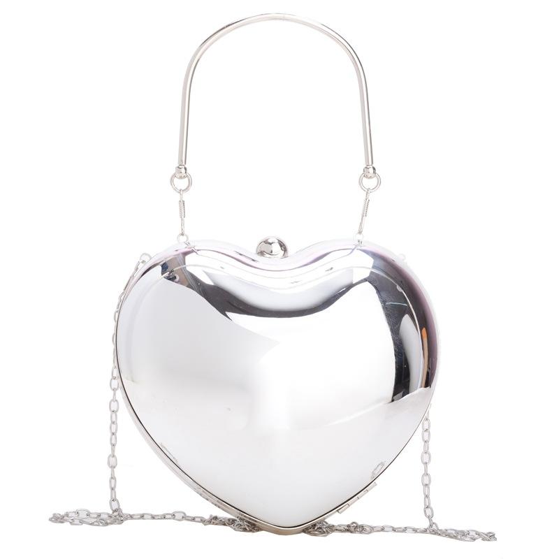 Acrylic Bag Fashion Niche Versatile Shoulder Chain Crossbody Women'S Love Bag