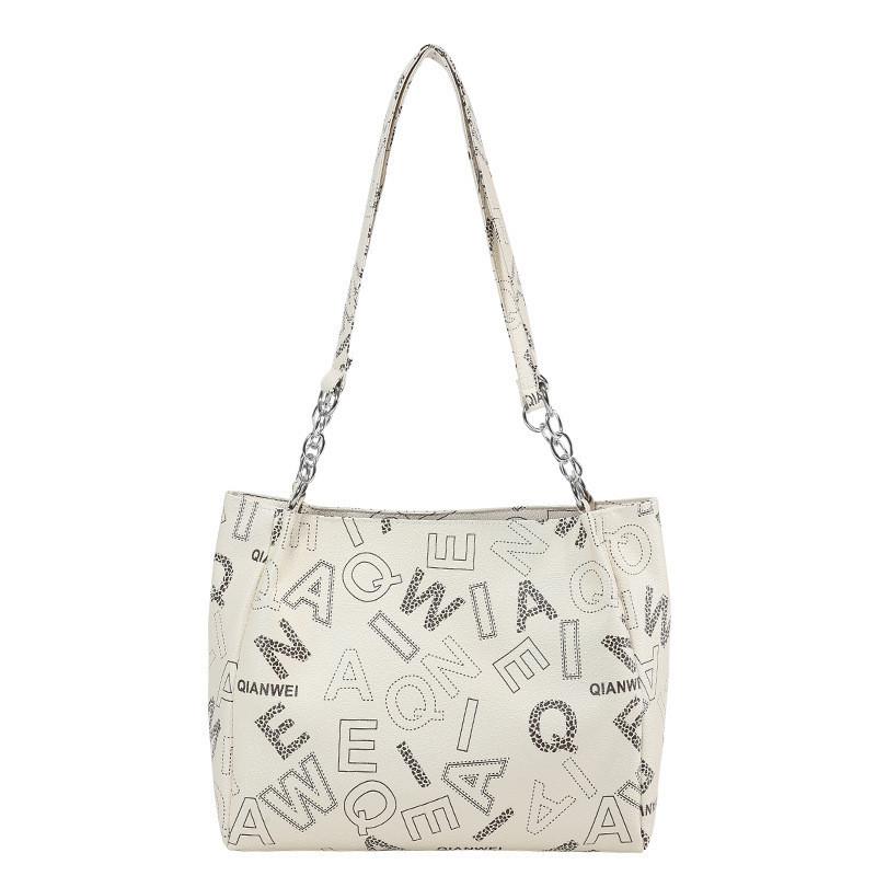 Vintage Fashion Casual Tote Bag For Women Large Capacity Stylish Commuter Handbag