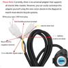 48V Half Twist Throttle, Electric Bike Throttle With LED Display Grip Lock Key Set For Ebike Motorcycle Scooter