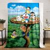 Doraemon and Friends In Tree Adventure Print Blanket Soft and Cozy Perfect for the Living Room Bed Sofa or a Nap,gift