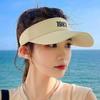 RICYGVM EmptyTop Sun Hat For Women Outdoor Sports Running Headless Hats Unisex Hollow Breathable Duck Tongue Cap Sunshade Visors