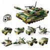 316 stk 8 i 1 Militærserie Type 99 Hovedstridsvogn Samling Byggeklosser Leker for barn Uten eske