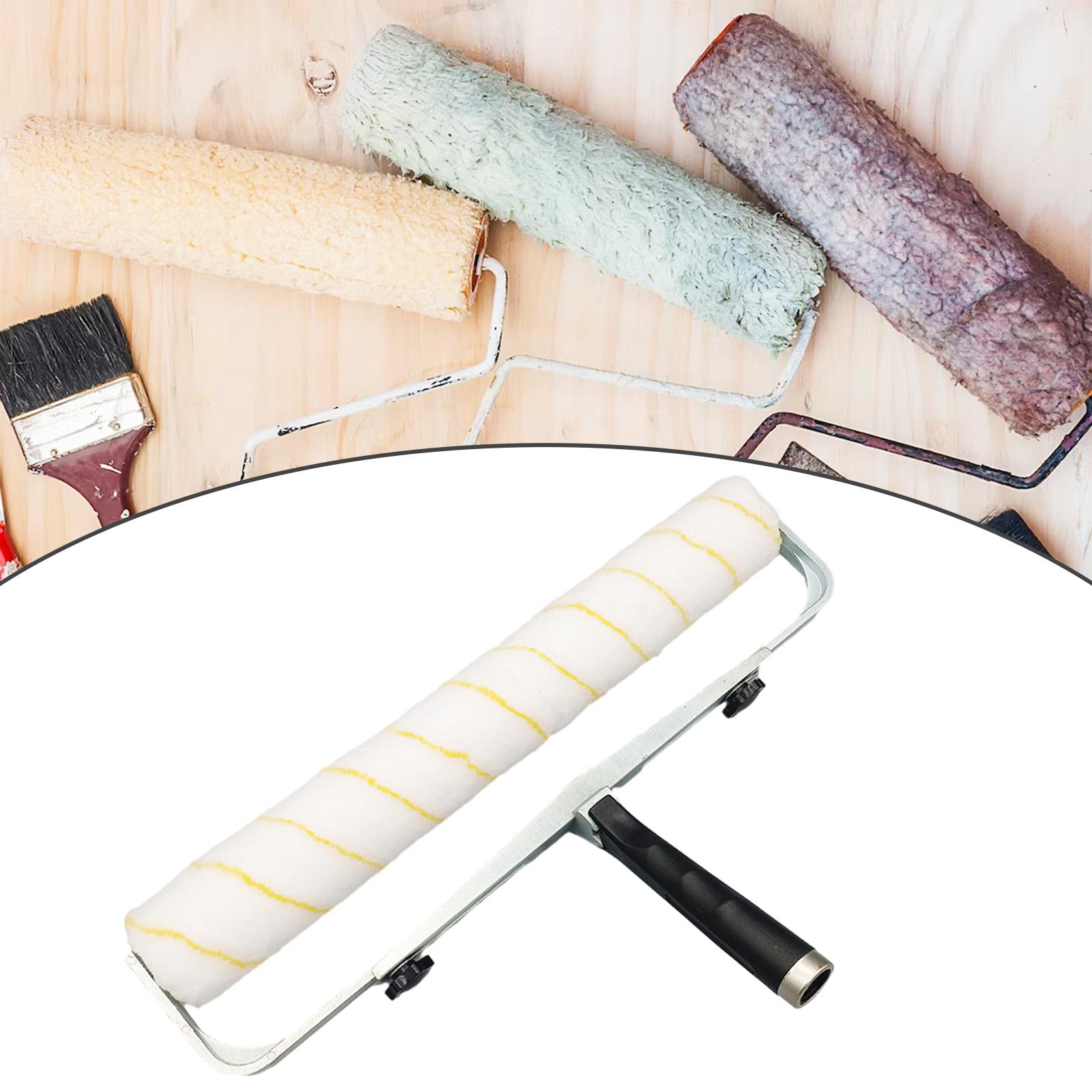 18inch Paint Roller and Cover Replacements Accessory Microfiber Brush Cover for Ceiling Wall Painting Sturdy Multifunctional