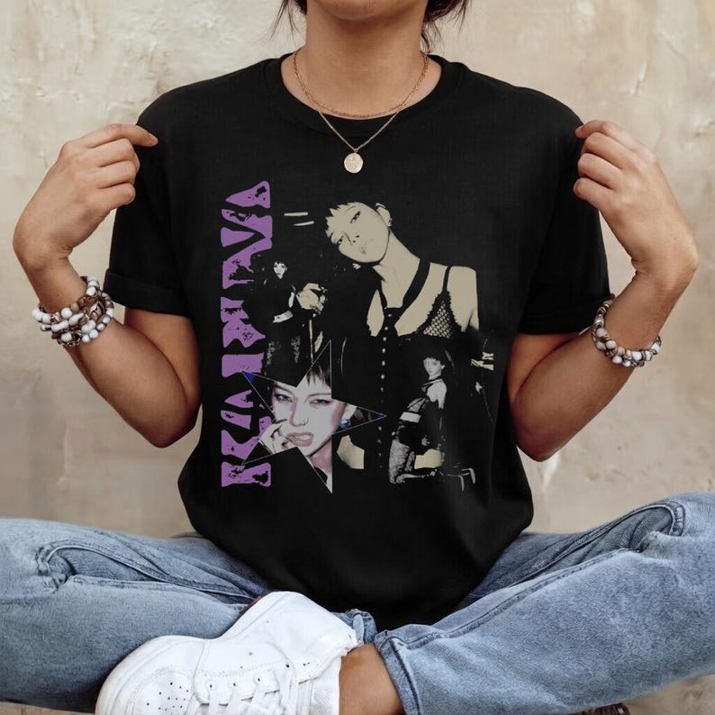 

Retro Aespa T-shirt, Aespa Dirty Work Shirt, 2026 Aespa Live Tour SYNK Aexis Line Shirt, Aespa Whiplash Shirt, Aespa Members Tee S бежевий