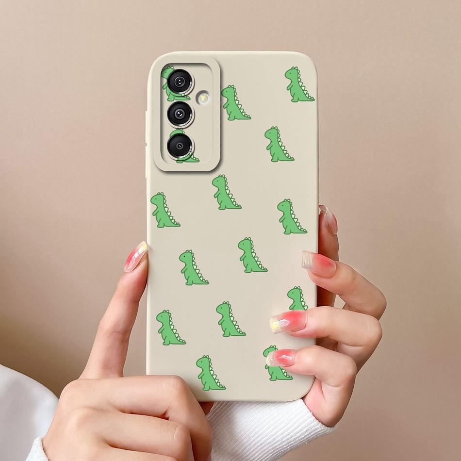 Cute Case For Samsung Galaxy A15 Funny Full Protection Soft Liquid Silicone Anti Choc Phone Cover For Samsung A15 A 15 Fundas
