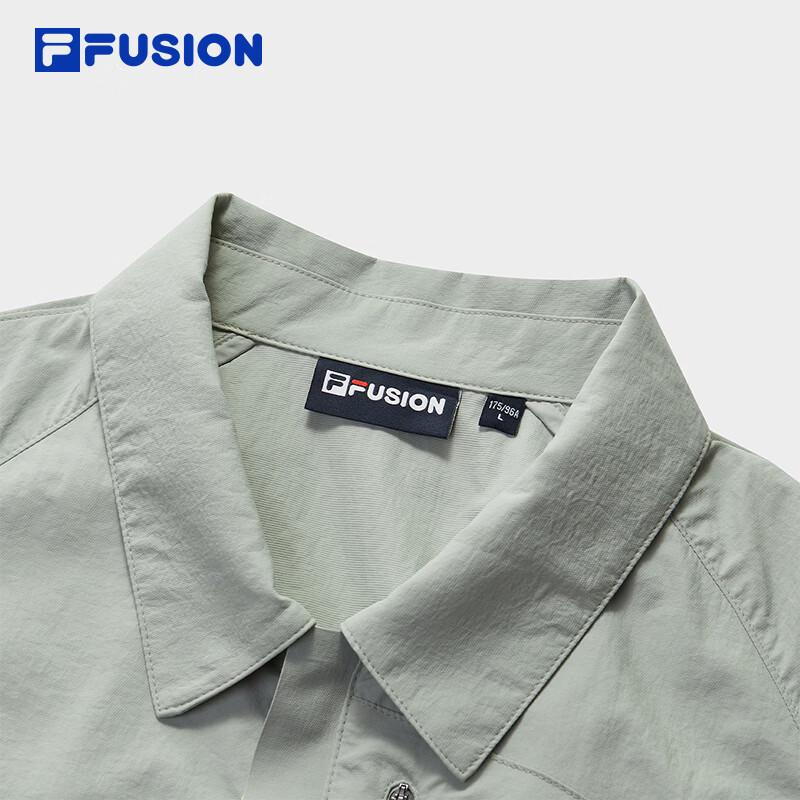 FILA FUSION Men's Casual Loose Short Sleeve Shirt