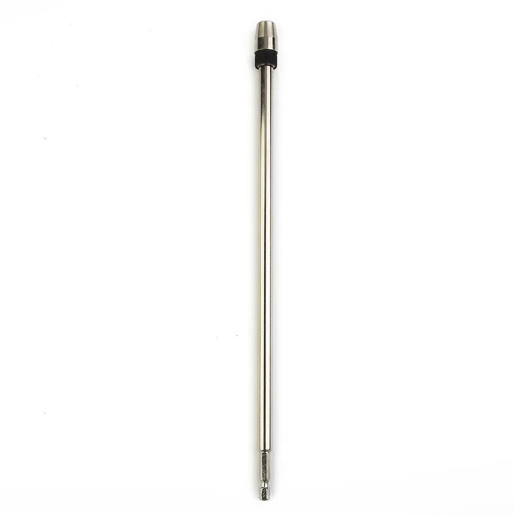 Quick Release Screwdriver Drill Bit Holder 14 Inch with 300mm Hex Shank Extension Rod Suitable for Use with Various Power Tools
