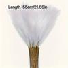 10pcs Artificial Pampas Grass, Tall Artificial Fleece Grass Branches,Used for Home Bohemian Decoration Flower Arrangement White