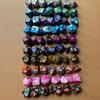 70 Stück 10 Farben Polyedrische Würfel Acryl Mehrseitige Würfel Rollenspiel Würfel für Tabletop Spieler Einfach zu bedienen