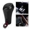 Car 6 Speed Gear Shift Knob Carbon Fiber Style with Light Replacement for 1 Series E81 E82 E87 E88 F20
