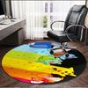 Pokemon Print Round Rug, Washable Floor Carpet, For Entryway Dorm Laundry Room Office Study, Home Decor Birthday Christmas Gift