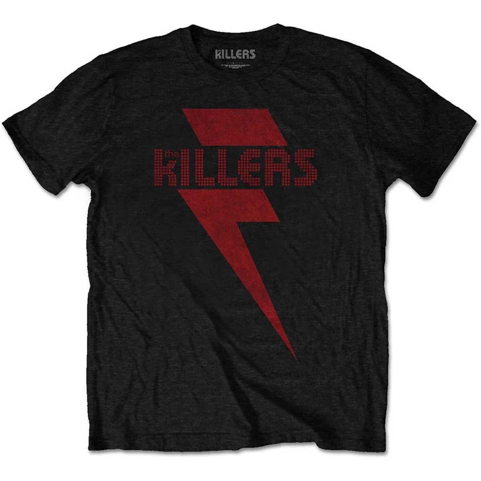 

The Killers Brandon Flowers Red Bolt Authorized Men s T-Shirt- 4XL