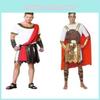 Striking Adult Male Spartan Gladiator Costume Featuring Premium Polyester Fabric