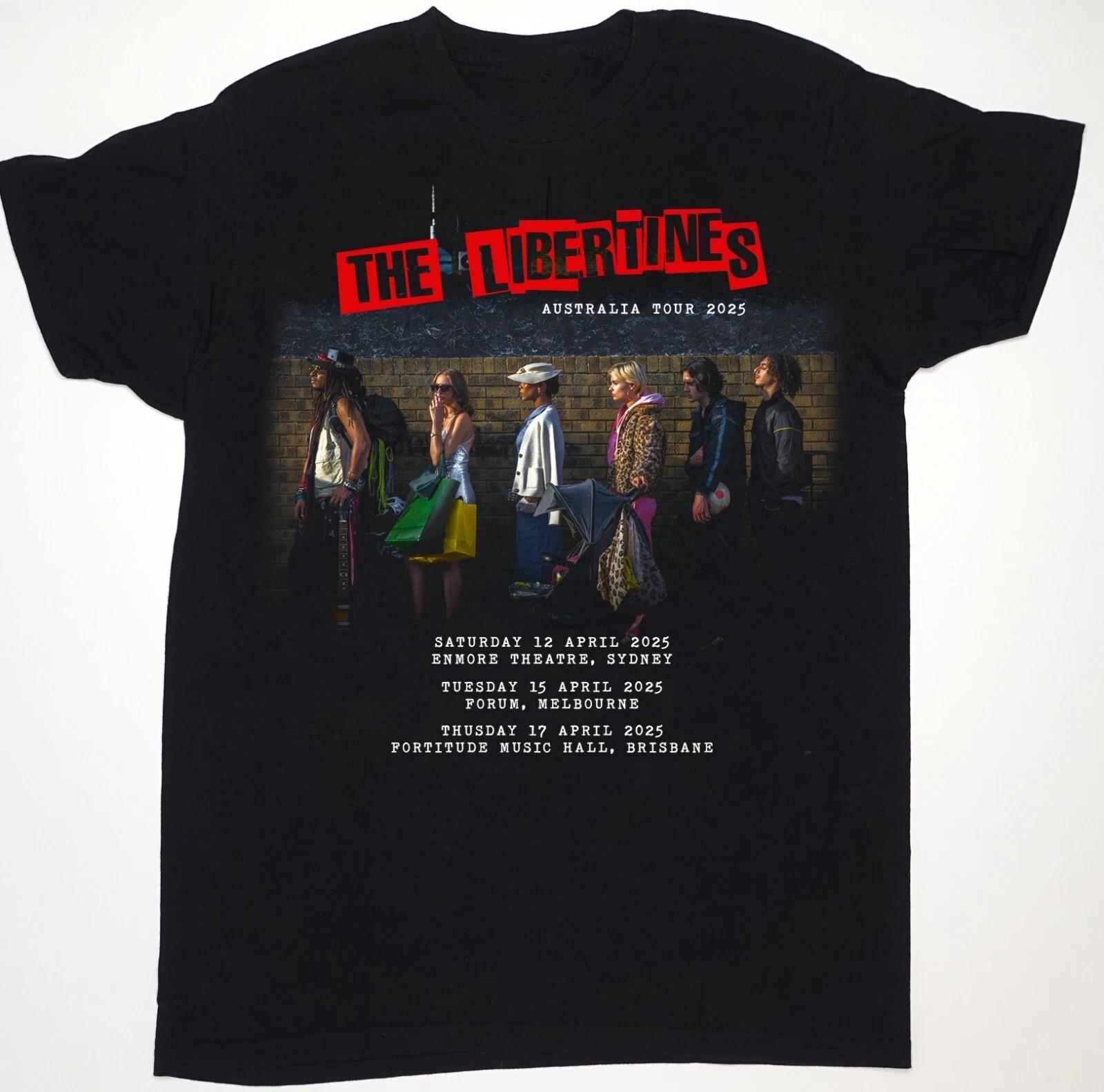 NEW The Libertines Band Tour 2026 Gift For Fan S to 5XL Black T-shirt M