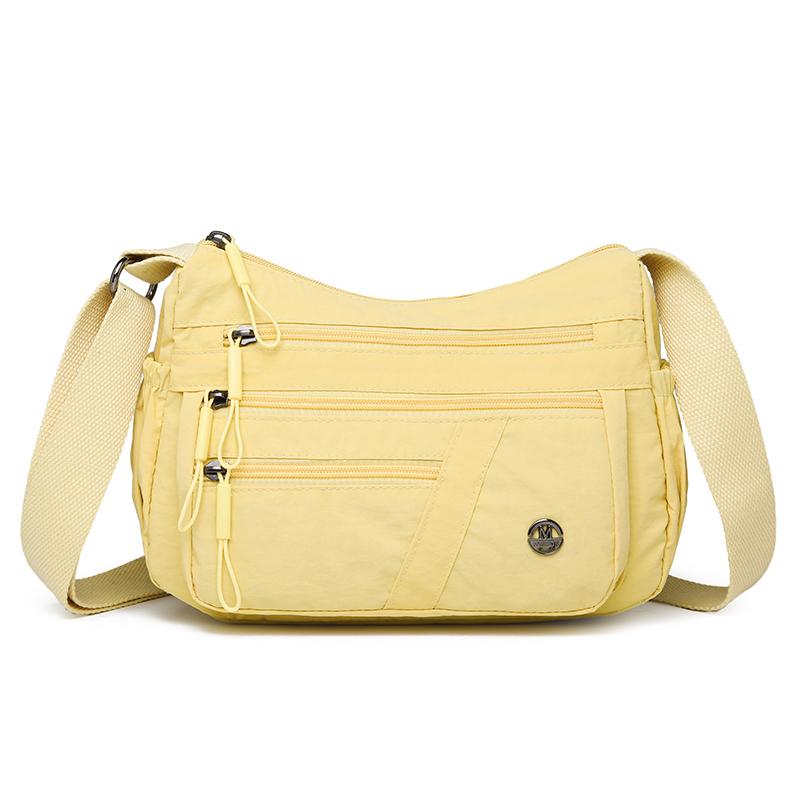 Women's Multi-Compartment Crossbody Bag Mother Bag Large Capacity Lightweight Commuter Shoulder Bag
