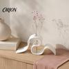 Indoor Flower Display 3D Printed Dried Stand, Curved Ribbon Vase, Decorative Holder, Plant Holder Artificial Rack for Bedroom Living Room Decor