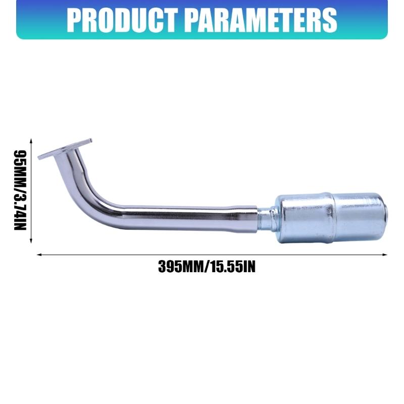 Mini Bike Exhaust Replacement Kit with Stainless Steel Muffler Assembly for CT200U CT200U-EX Maintenance